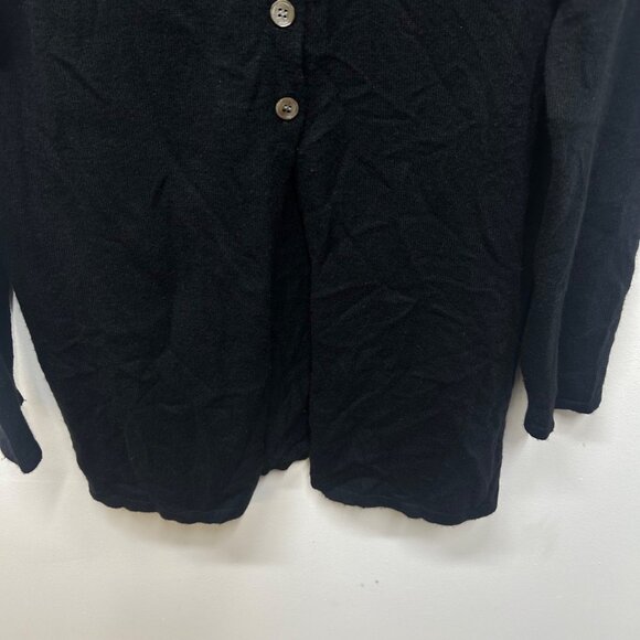 Charter Club 2 Ply Cashmere button up cardigan sweater classic Large - Picture 2 of 6